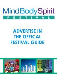 ADVERTISE IN THE OFFICAL FESTIVAL GUIDE