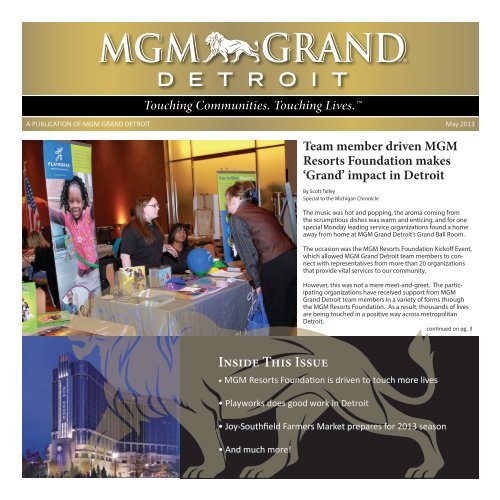 May 2013 - MGM Grand Detroit