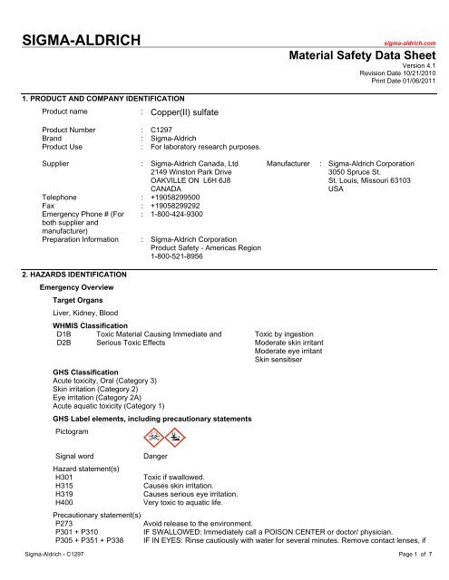 Cupric Sulfate - Play Psych Mun