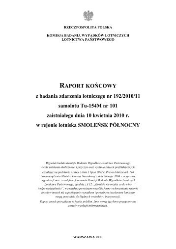 RAPORT KOŃCOWY