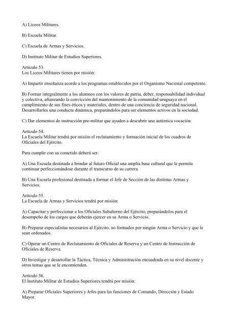 Bases Legales del EjÃ©rcito Nacional