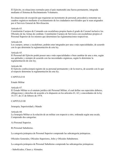 Bases Legales del EjÃ©rcito Nacional