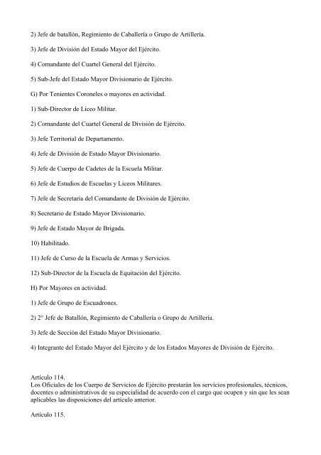 Bases Legales del EjÃ©rcito Nacional