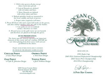 Sample Scorecard (PDF) - Kiawah Island Golf Resort