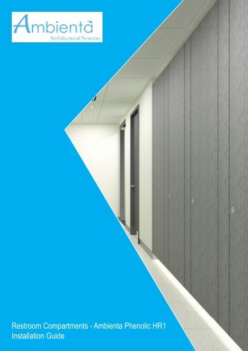 Restroom Compartments - Ambienta Phenolic HR1 Installation Guide