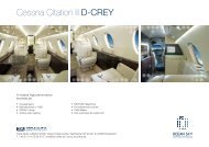 Cessna Citation III D-CrEY - OCEAN SKY â The Private Jet company