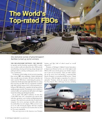 The World's Top-rated FBOs - Business Jet Traveler