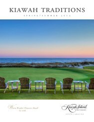 kiawah traditions - Kiawah Island Golf Resort