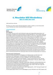 Newsletter Mai10 - KOJ Kompetenzzentrum Jugend Werdenberg