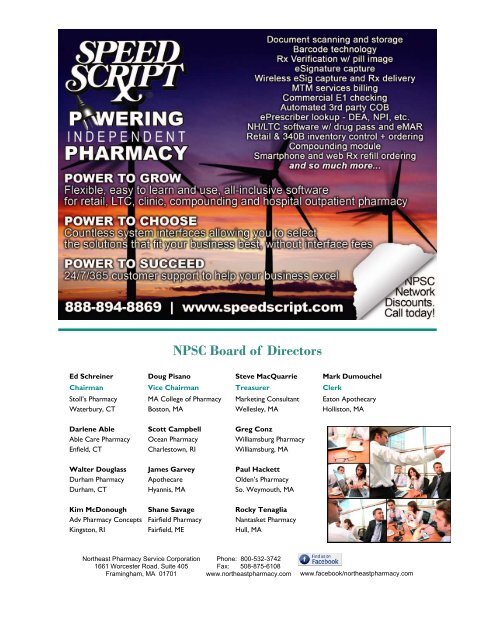 November 2012 - Northeast Pharmacy Service Corporation