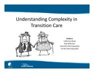 Understanding Complexity in Transition Care