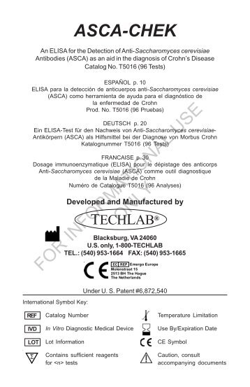 ASCA-CHEK - TechLab