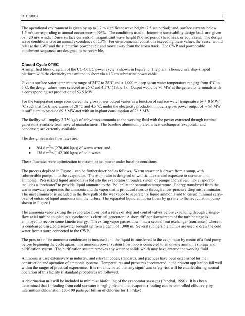 50 MW OTEC Plantship Design - Hawaii National Marine ...