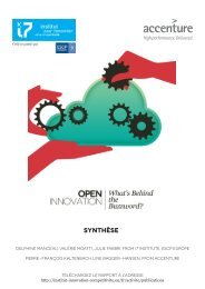 Note de synthese - Rapport i7 Open Innovation - L'Institut pour l ...