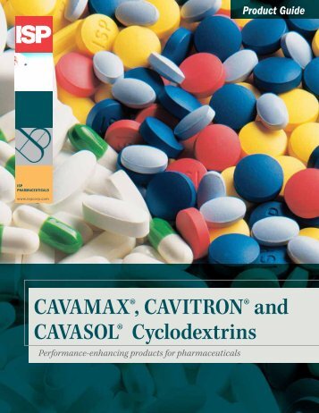 CAVAMAX®, CAVITRON® and CAVASOL® Cyclodextrins