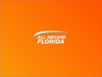 Industry Report - All Aboard Florida by Husein Cumber