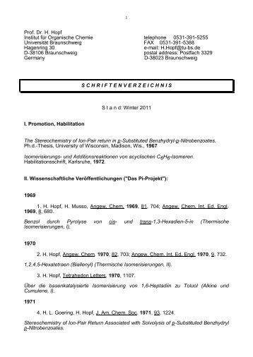 Publications - Institut für Organische Chemie