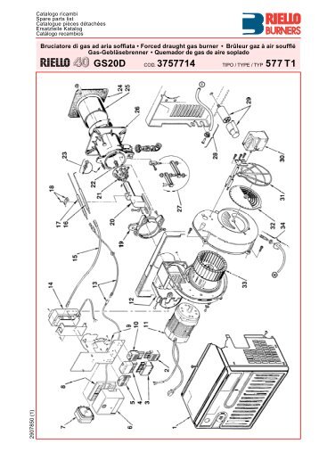 GS20D COD. 3757714 - Riello Burners