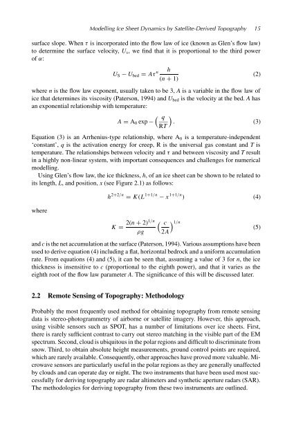 1 Spatial Modelling of the Terrestrial Environment - Georeferencial