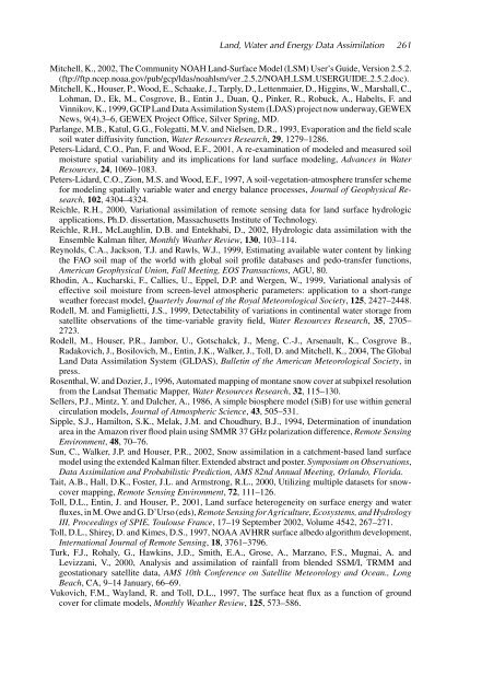 1 Spatial Modelling of the Terrestrial Environment - Georeferencial