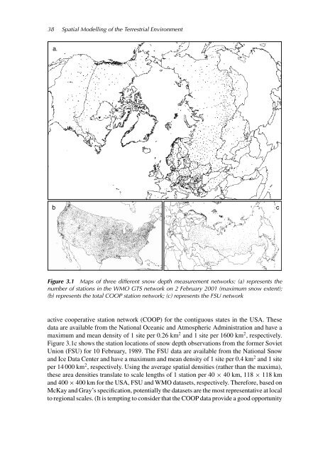 1 Spatial Modelling of the Terrestrial Environment - Georeferencial