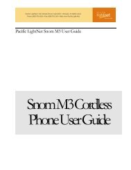 Snom Phone User Guide - Wavecom Solutions