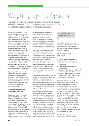 Feasibility Studies: Weighing up the Options - Siro ClinPharm