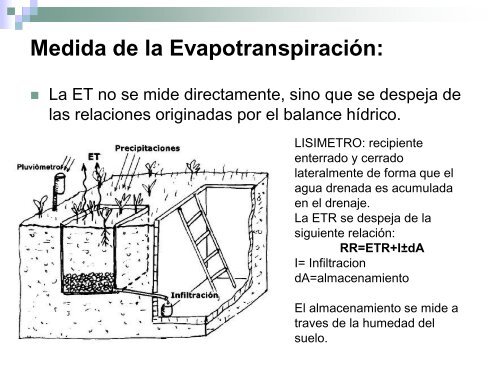 EVAPOTRANSPIRACIÓN - Unidad de Ciencias de la Atmósfera