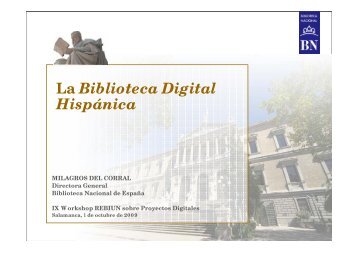 La Biblioteca Digital HispÃ¡nica - Bibliotecas Universidad de ...