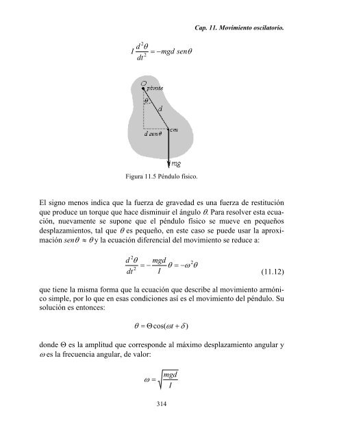CapÃ­tulo 11. Movimiento Oscilatorio - DGEO