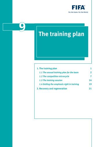 FIFA Training Plan