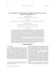 Seasonal Diagnostic and Predictability of Rainfall in Subtropical ...