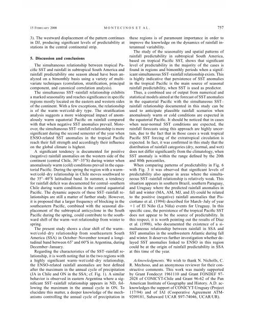 Seasonal Diagnostic and Predictability of Rainfall in Subtropical ...