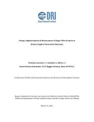 Pilot Project Scope of Work - Air Pollution Control District