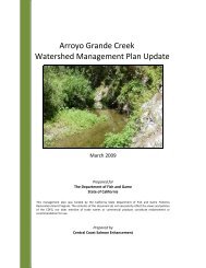 Arroyo Grande Creek Watershed Management Plan Update