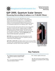 QSP-2000, Quantum Scalar Sensors Measuring Downwelling ...