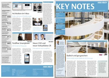 key notes - Assa Abloy