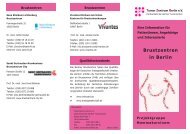 Flyer Brustzentren in Berlin (pdf) - Netzwerk Frauengesundheit Berlin