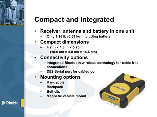 Trimble presentation - Cape Cod Commission