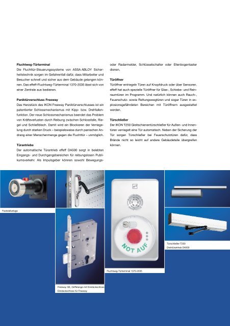 Sicherheit als Verwaltungsgegenstand. - Assa Abloy