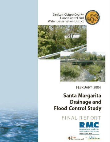 Santa Margarita Drainage and Flood Control Study