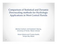 Comparison of Statistical and Dynamic Downscaling methods for ...