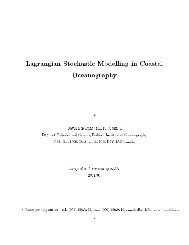 Lagrangian Stochastic Modelling in Coastal Oceanography by ...