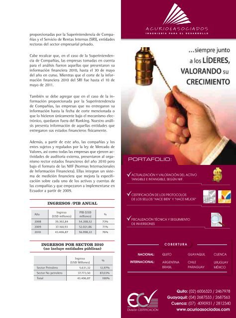 Descargar revista en .pdf - Ekos Negocios