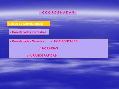 coordenadas horarias - Iesmaritimopesquerolp.org