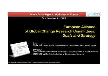 European Alliance of Global Change Research Committee