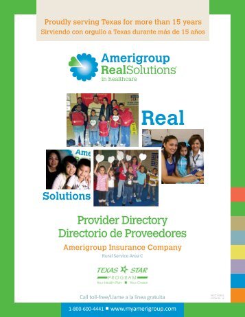 Provider Directory Directorio de Proveedores - Amerigroup