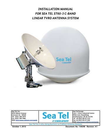 ST60-2 C-BAND Linear Manual - Livewire Connections Ltd