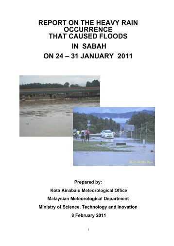 Report on heavy rain that caused floods in Sabah on 24~31 January ...