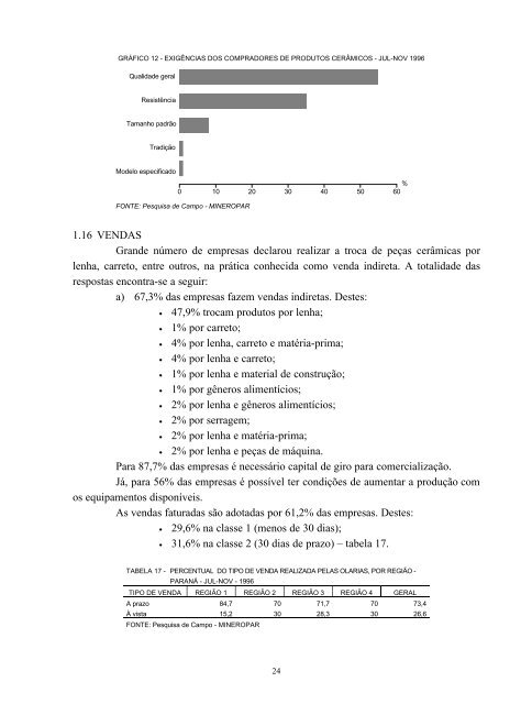 o setor da cerÃ¢mica vermelha no paranÃ¡ - uri=mineropar.pr.gov